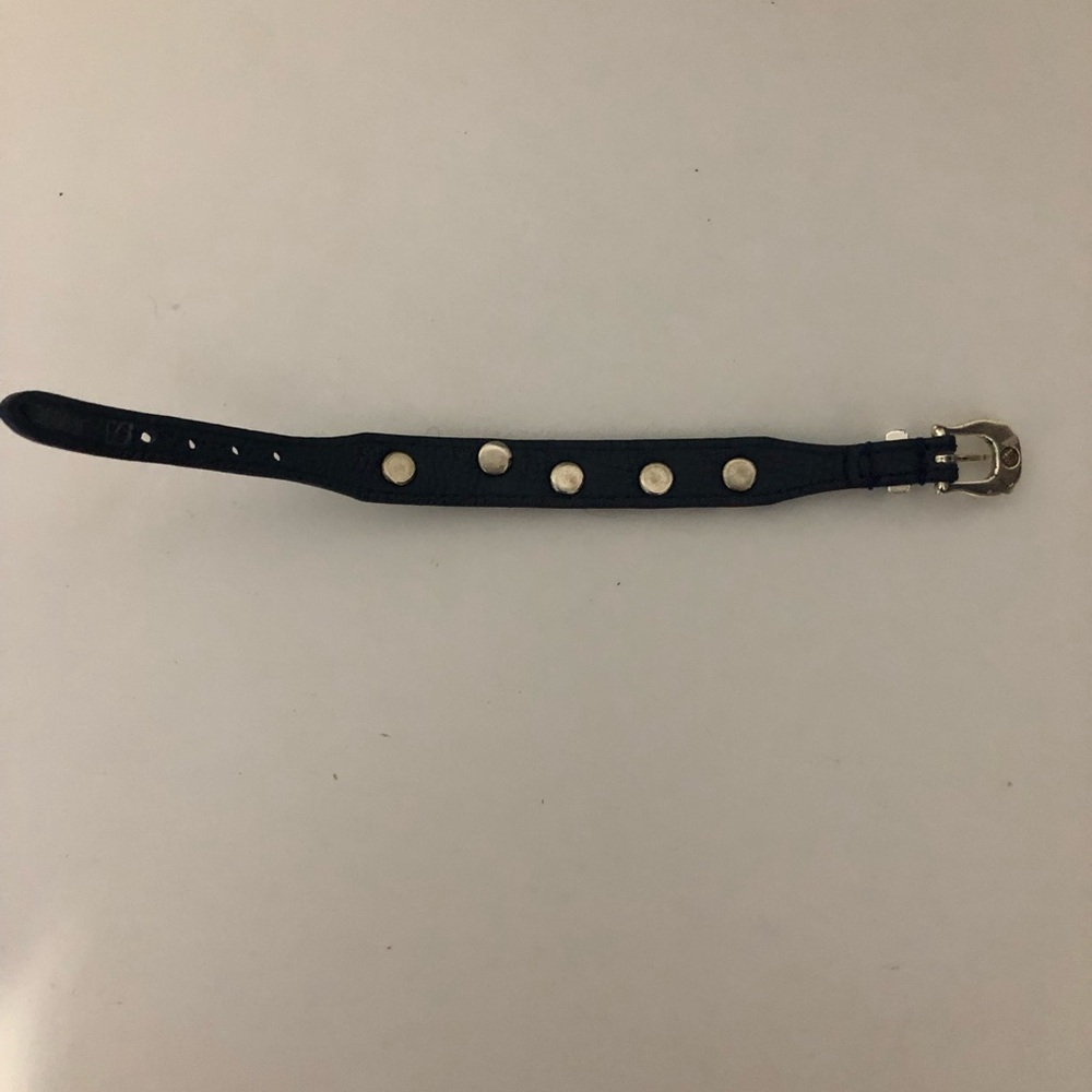 Brighton Desert Friends Bandit French Blue Leather Animals Buckle Bracelet - Picture 4 of 9